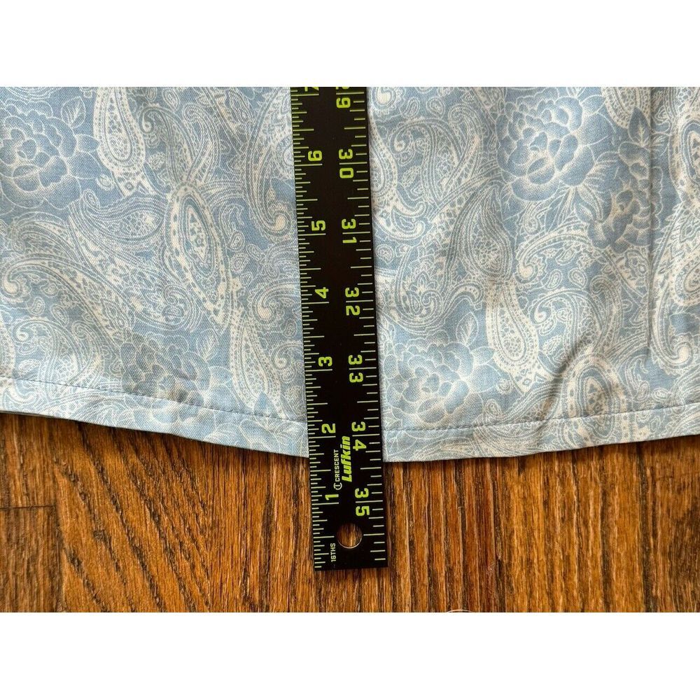 Adore Dress Women Medium Blue White Paisley Colorful Butterfly Embroidery - Picture 11 of 11